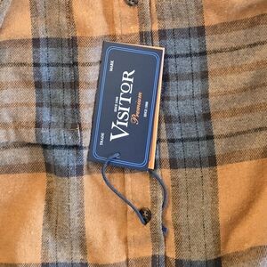 Visitor Premium Gold/Blue Flannel